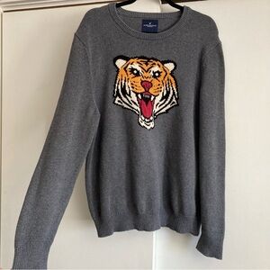 American Eagle Outfitters Watch Me Roar Tiger 🐯 Face Sweater, Sz L